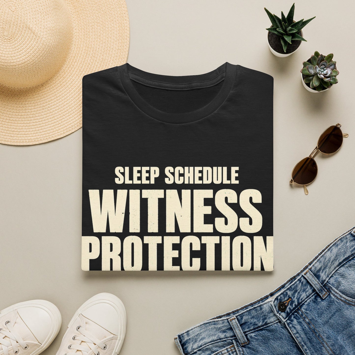 Sleep Schedule Witness Protection T-Shirt