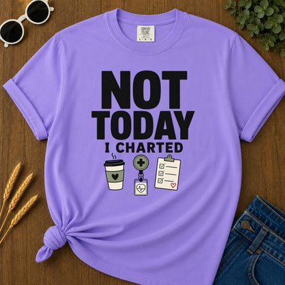 Not Today T-Shirt - Violet Mockup