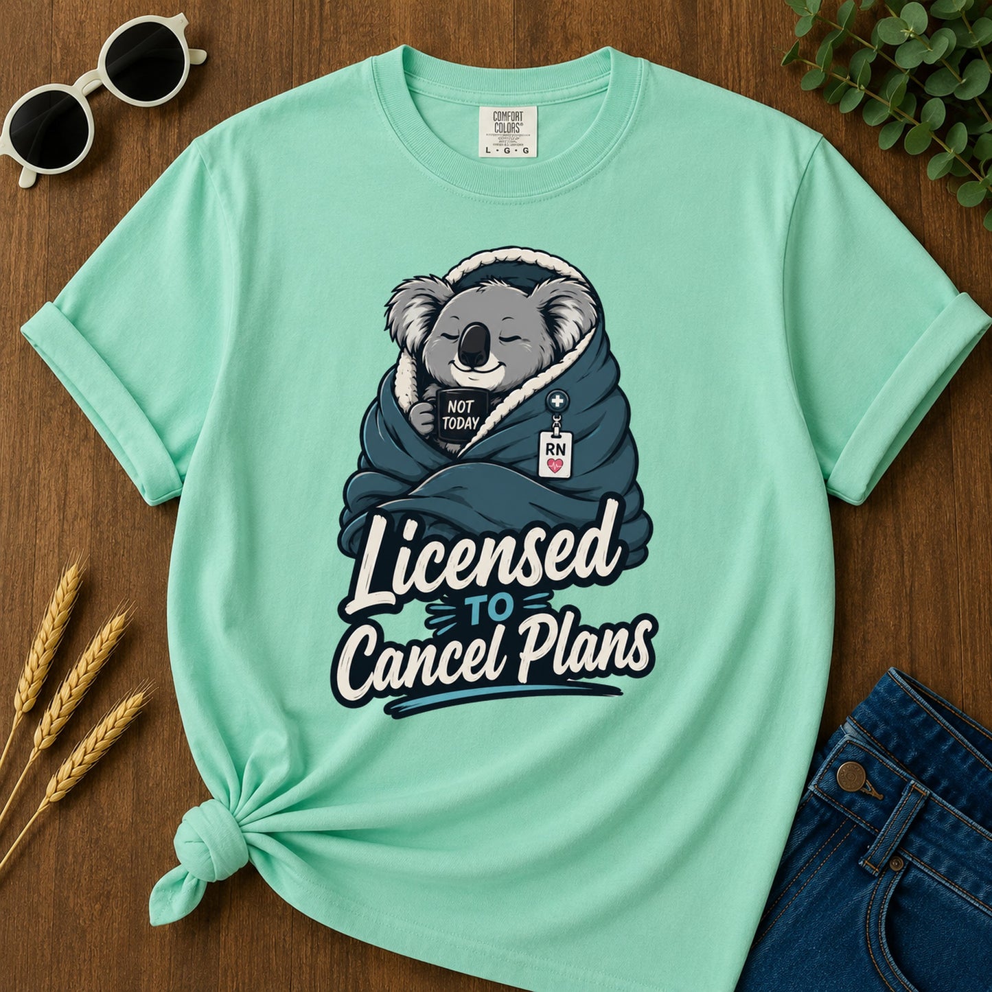 Licensed Cancel Plans T-Shirt - Island Reef Mockup