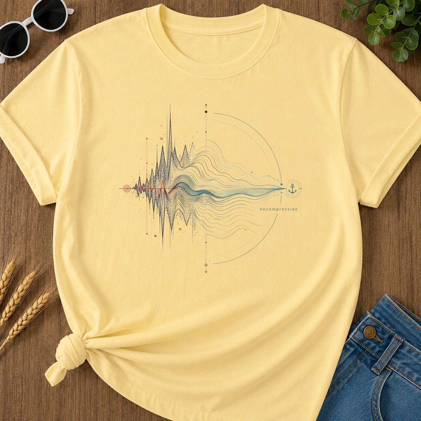 Decompression T-Shirt - Butter Mockup