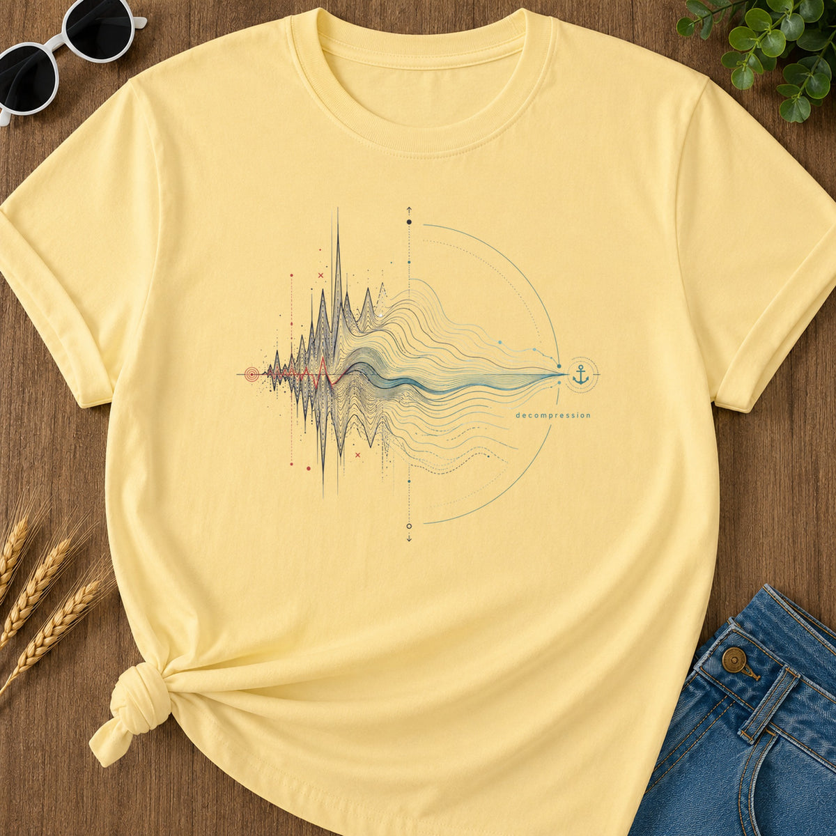 Decompression T-Shirt - Butter Mockup