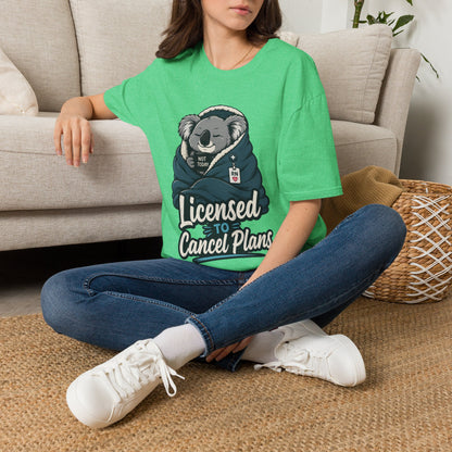 Licensed Cancel Plans T-shirt