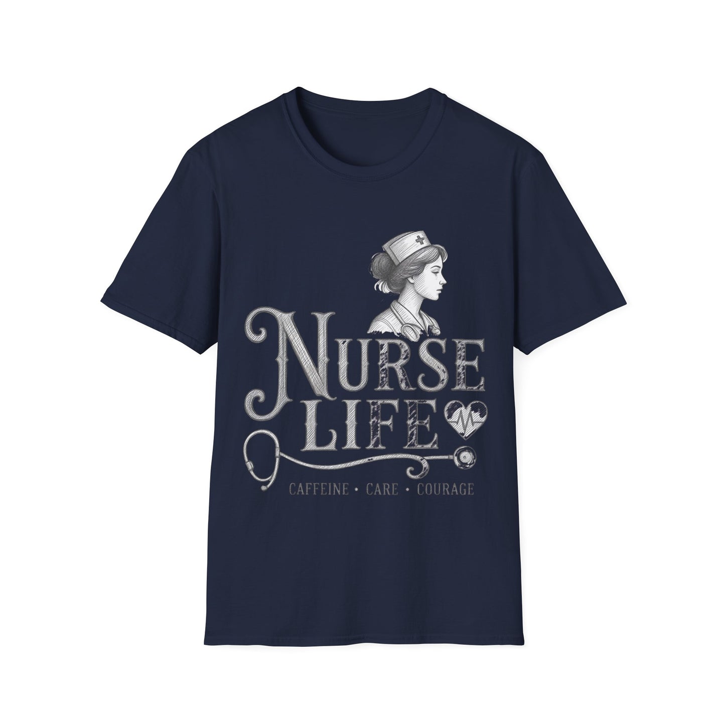 Caffeine Care Courage 303 T-shirt