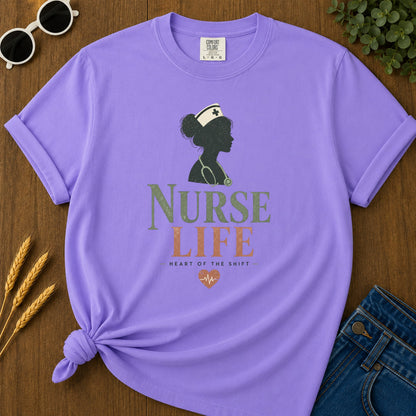 Nurse Life T-Shirt - Violet Mockup