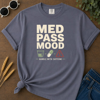 Med Pass Mood T-Shirt - Navy Mockup