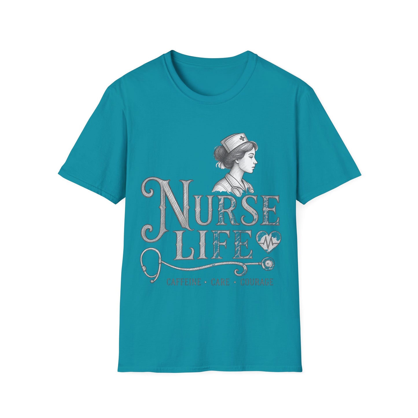 Caffeine Care Courage 303 T-shirt