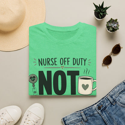 Nurse Off Duty Penguin T-shirt
