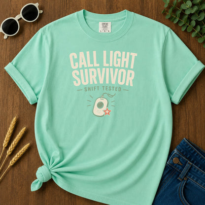 Call Light Survivor T-Shirt - Island Reef Mockup