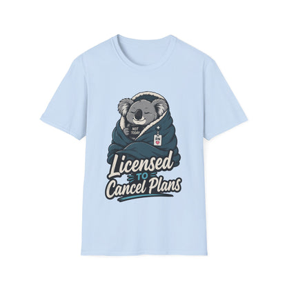 Licensed Cancel Plans T-shirt