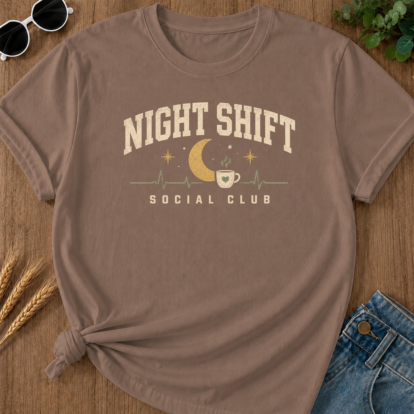 Code Blue Coffee T-Shirt - Espresso Mockup