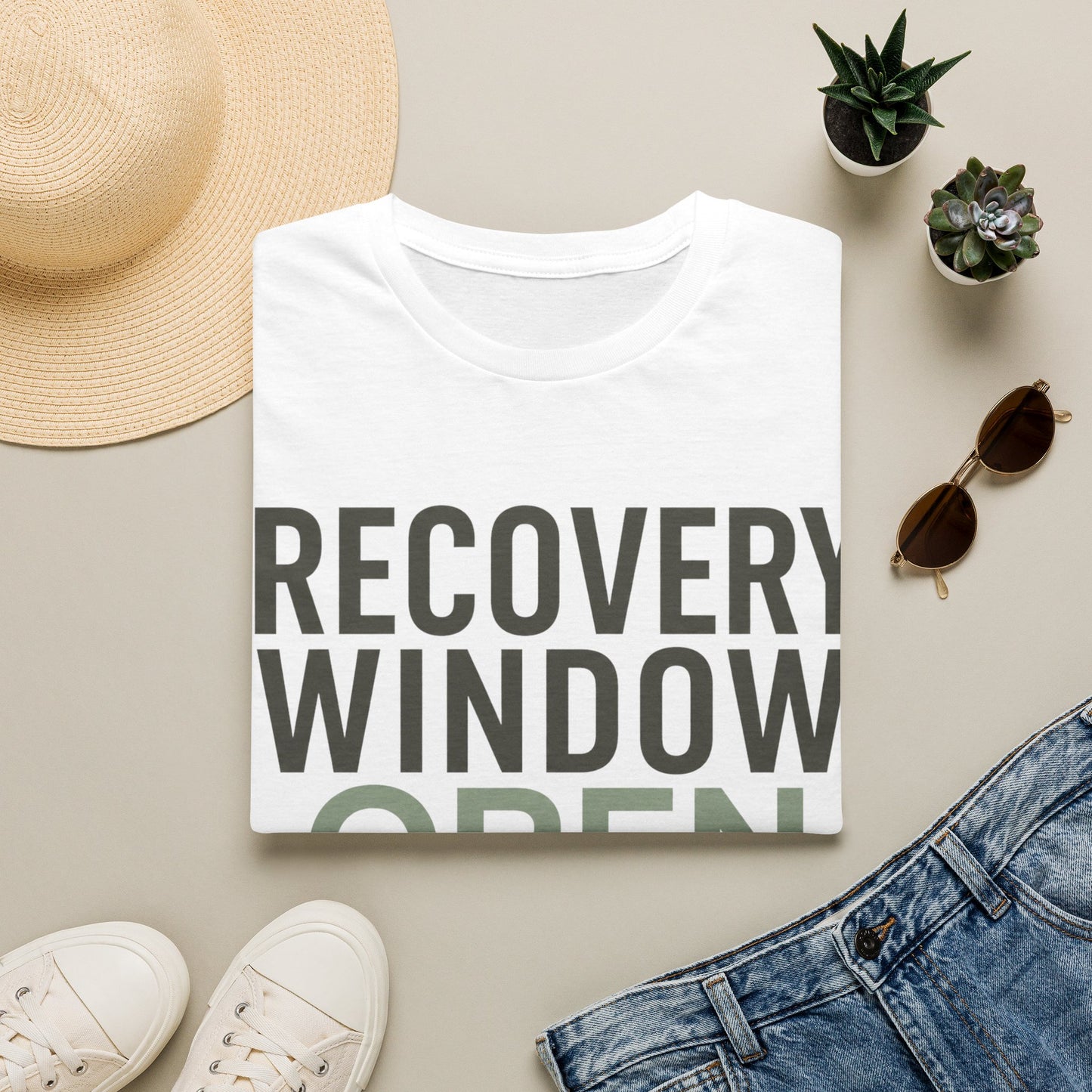 Recovery Window Sage T-shirt