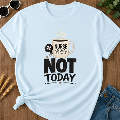 Brush Not Today T-Shirt - Chambray Mockup