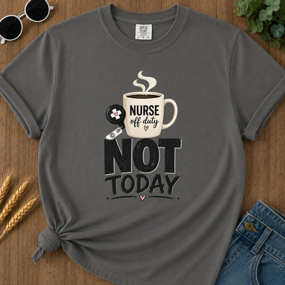 Brush Not Today T-Shirt - Pepper Mockup
