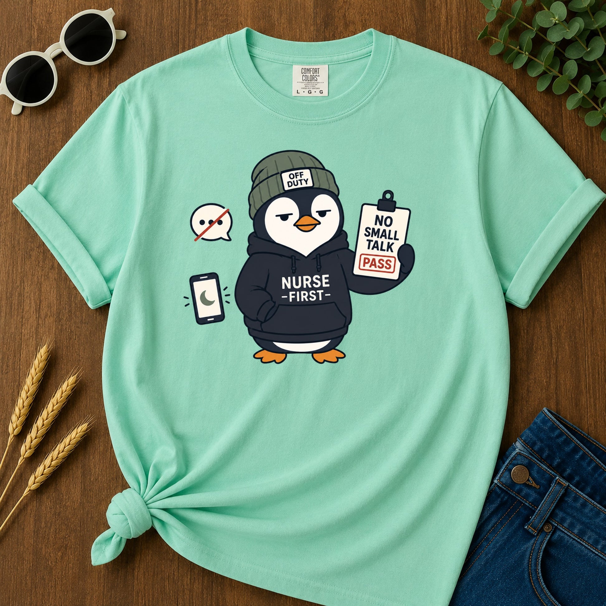 Chaos Clear T-Shirt - Island Reef Mockup