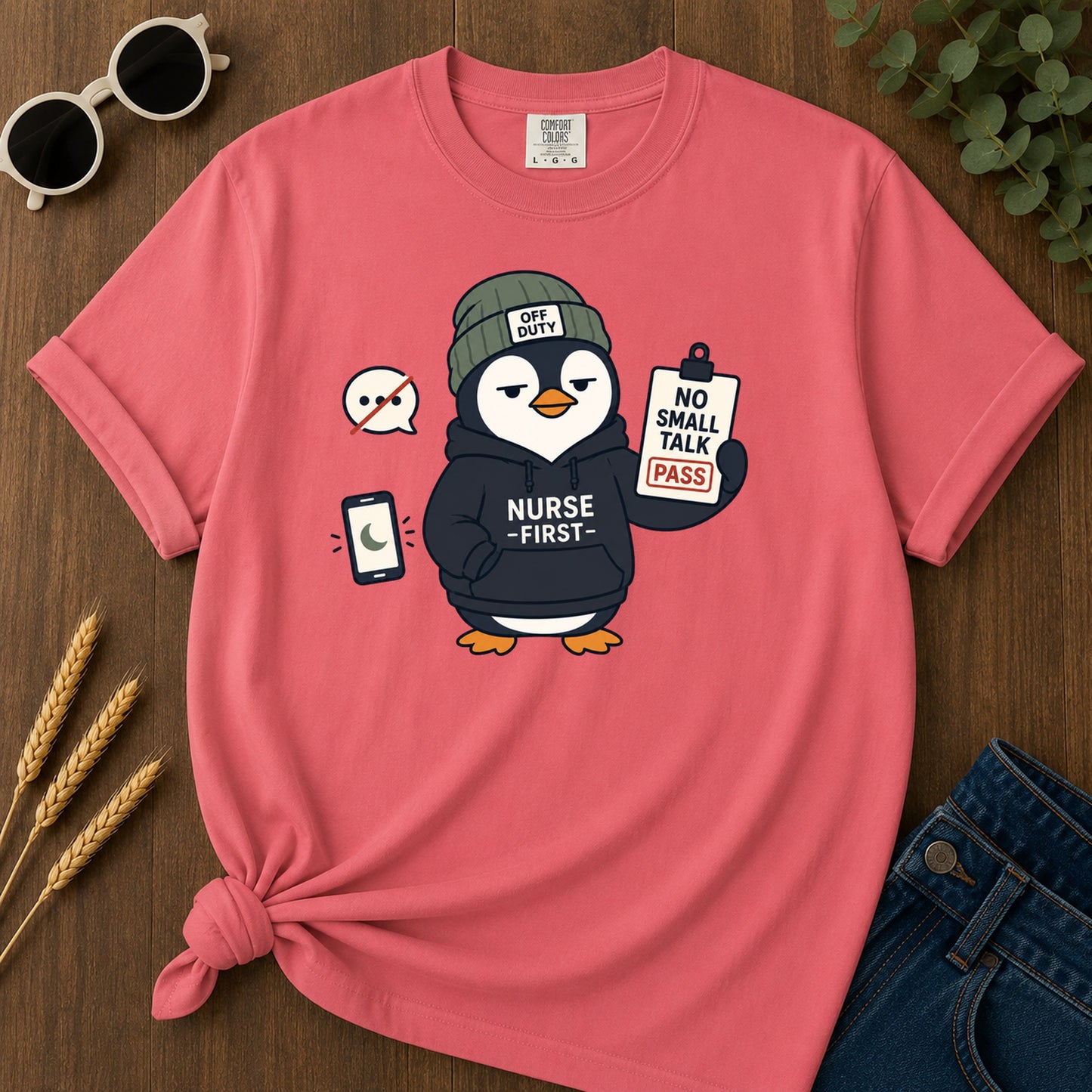 Chaos Clear T-Shirt - Watermelon Mockup