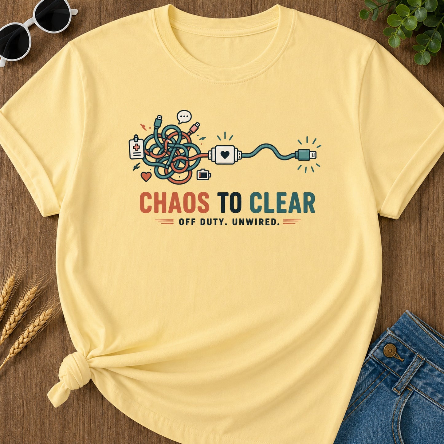 Dnd Duck Blanket T-Shirt - Butter Mockup