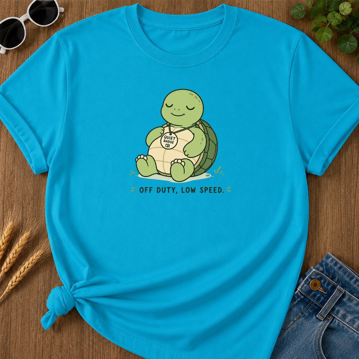 Dnd Duck Blanket 285 T-Shirt - Sapphire Mockup
