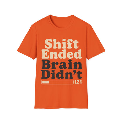 Shift Ended Brain T-shirt
