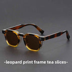 Leopard print frame tea slices