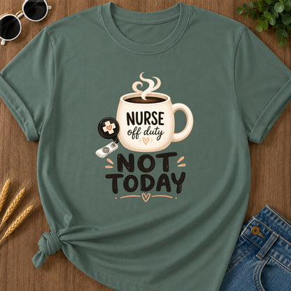 Cute Not Today T-Shirt - Blue Spruce Mockup