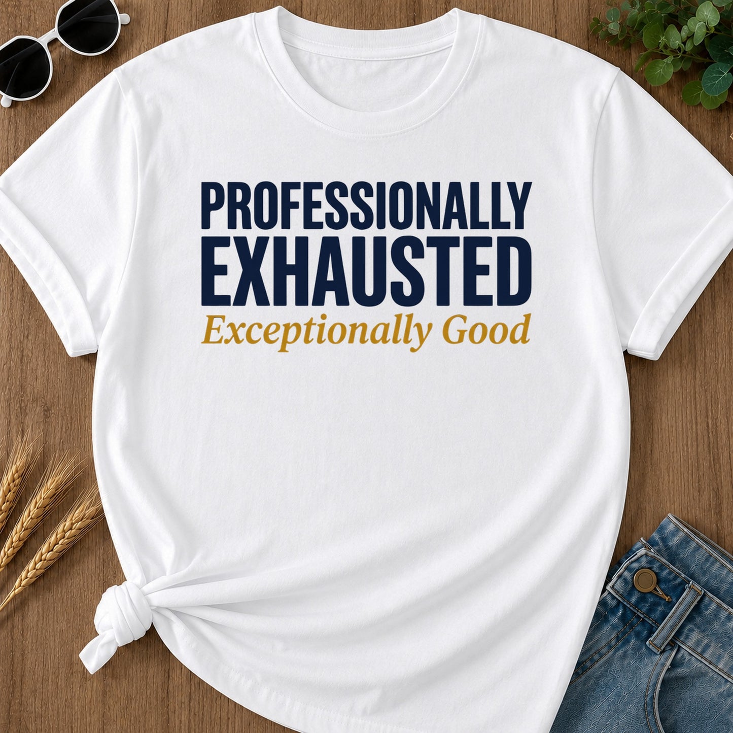 Exceptionally Good T-Shirt - White Mockup