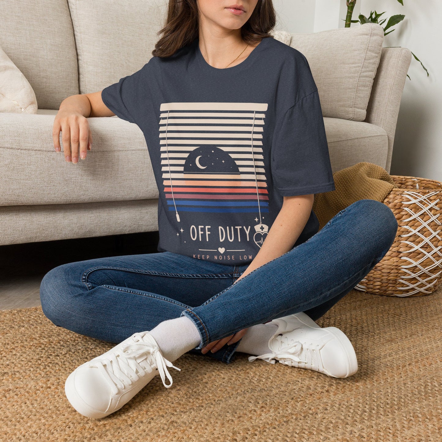 Off Duty Keep Noise Low T-shirt