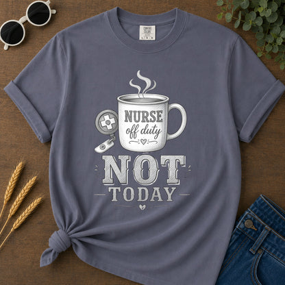 Pencil Coffee T-Shirt - Navy Mockup