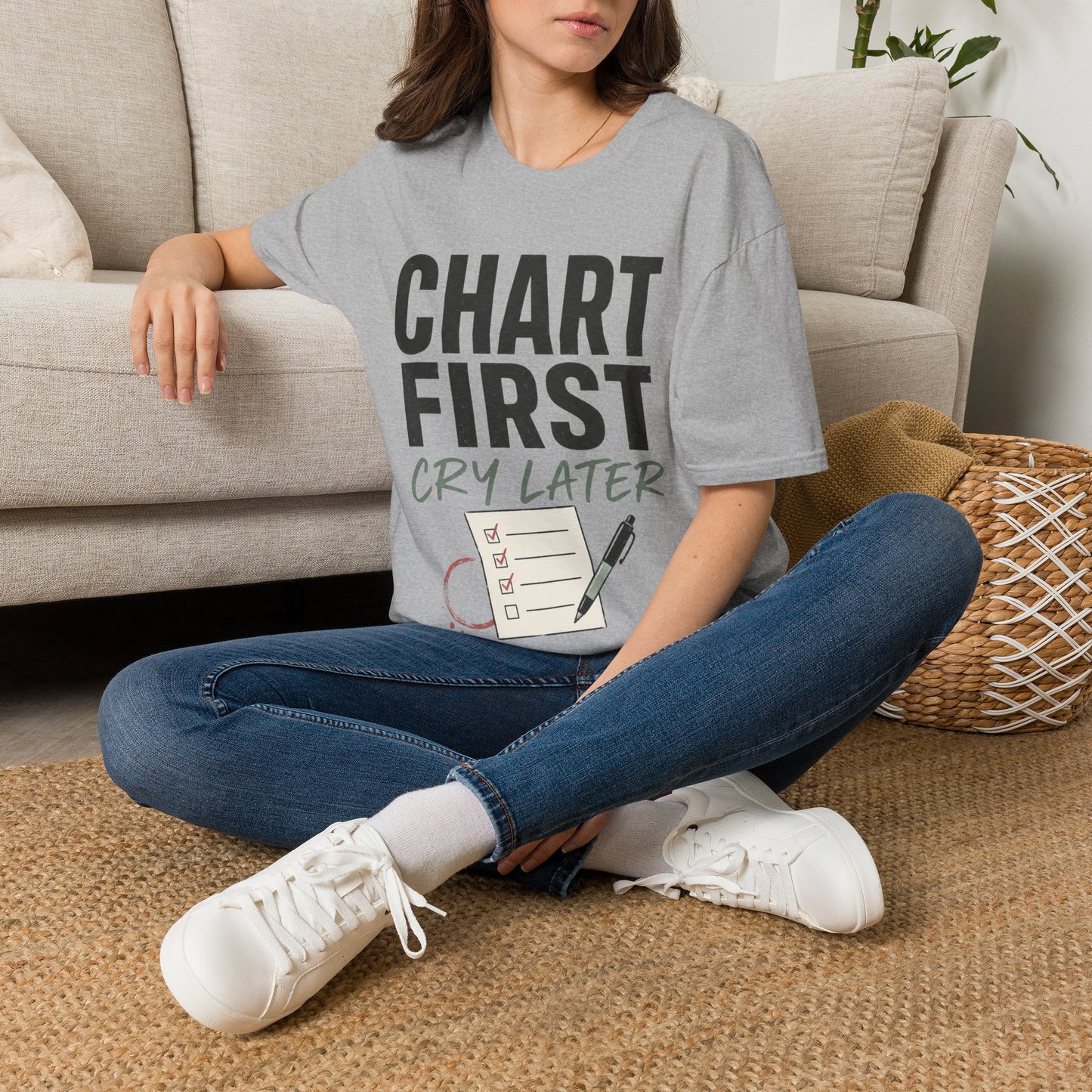 Chart First Cry Later T-shirt
