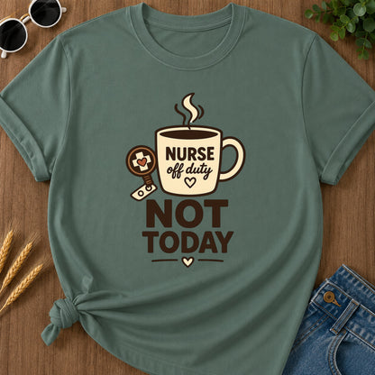 Sepia Not Today T-Shirt - Blue Spruce Mockup