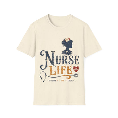 Caffeine Care Courage 302 T-shirt