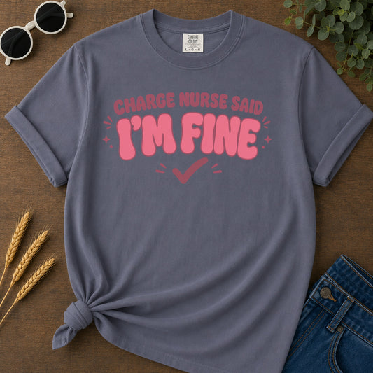 Fine Retro T-Shirt - Navy Mockup