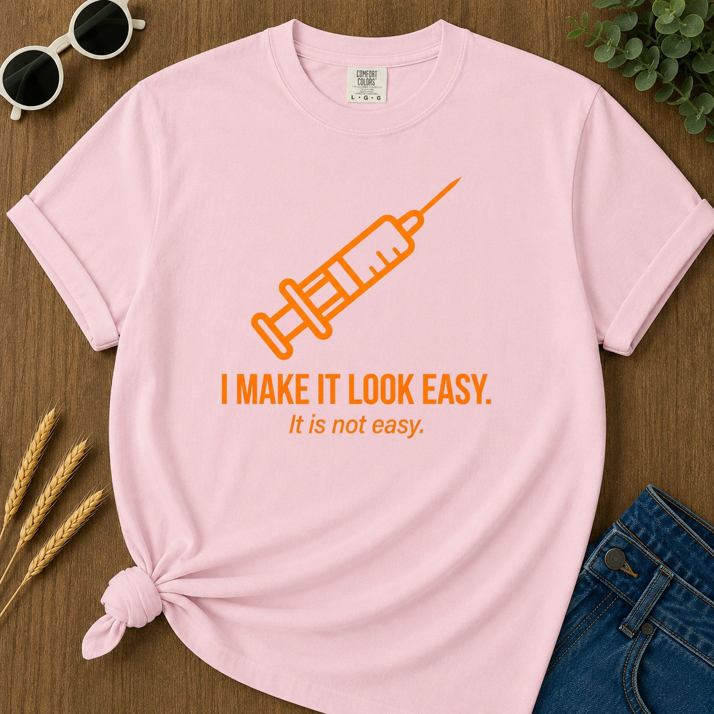 Look Easy T-Shirt - Blossom Mockup