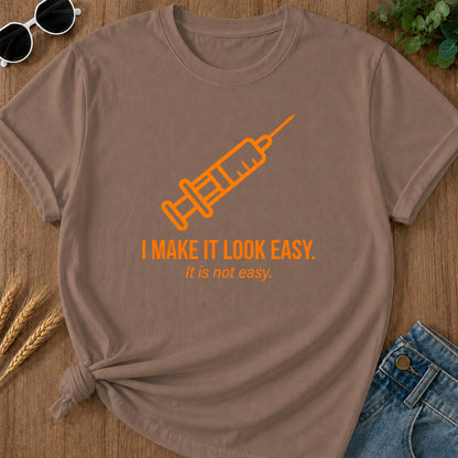 Look Easy T-Shirt - Espresso Mockup