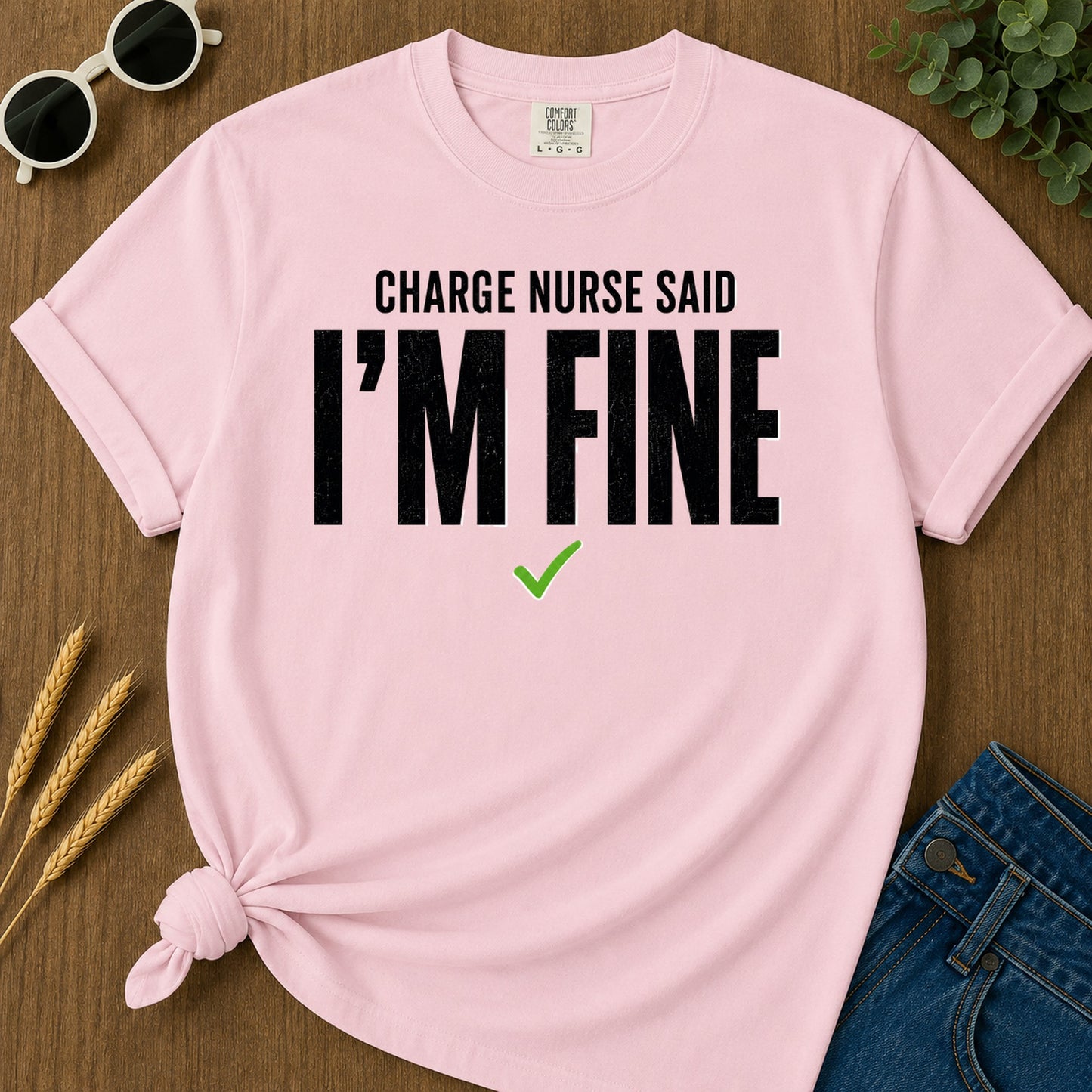 Fine Minimal T-Shirt - Blossom Mockup