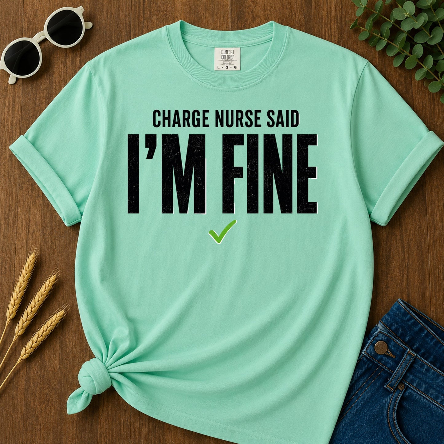 Fine Minimal T-Shirt - Island Reef Mockup