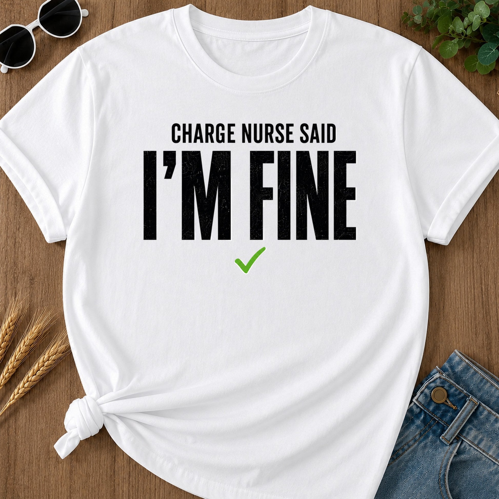 Fine Minimal T-Shirt - White Mockup