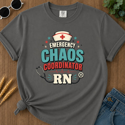Emergency Chaos 2 T-Shirt - Pepper Mockup