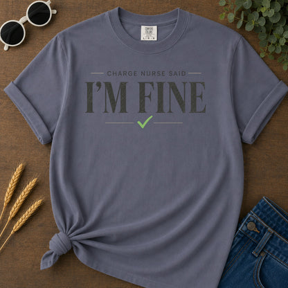 Fine Vintage T-Shirt - Navy Mockup