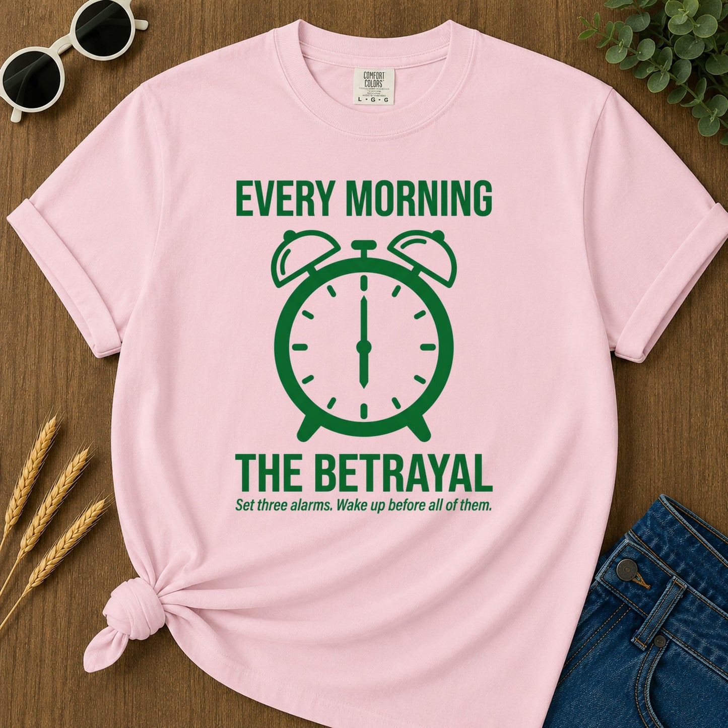 Morning Betrayal T-Shirt - Blossom Mockup