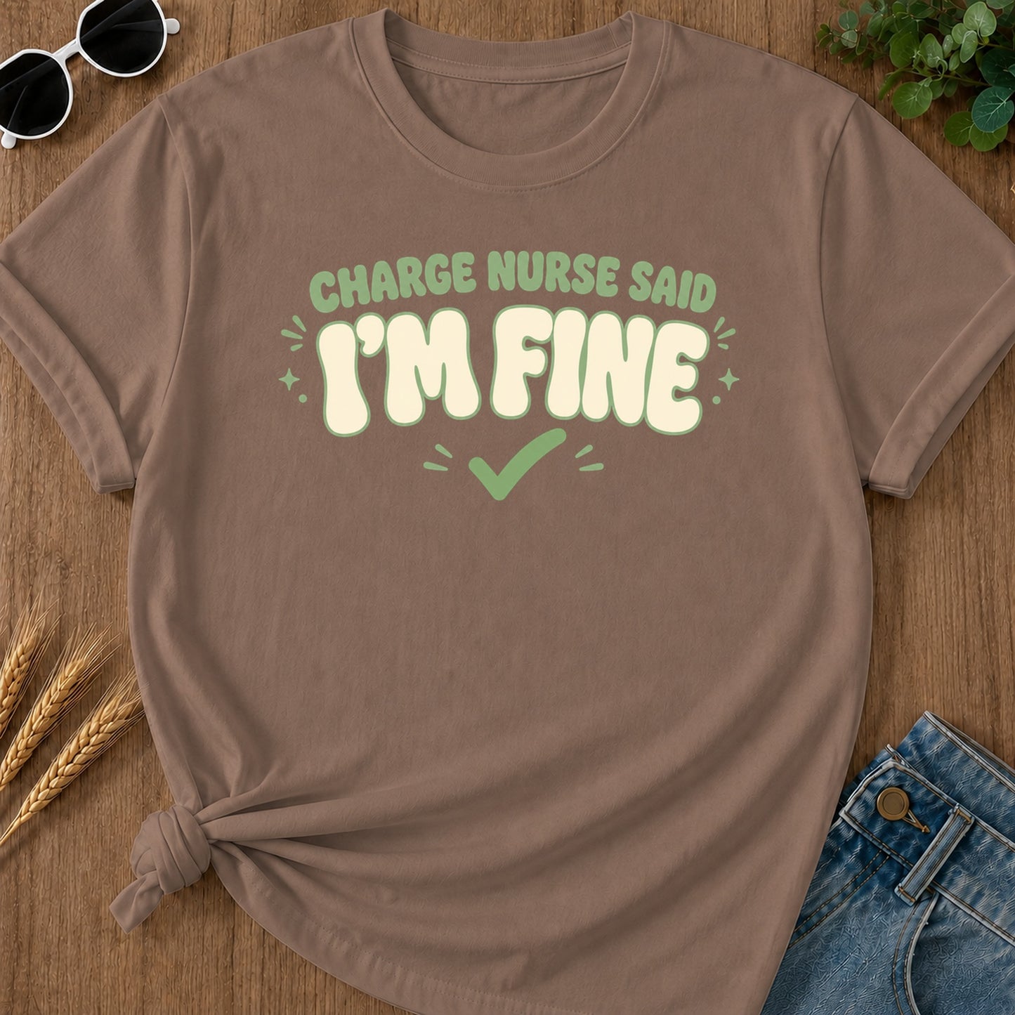 Fine Groovy T-Shirt - Espresso Mockup