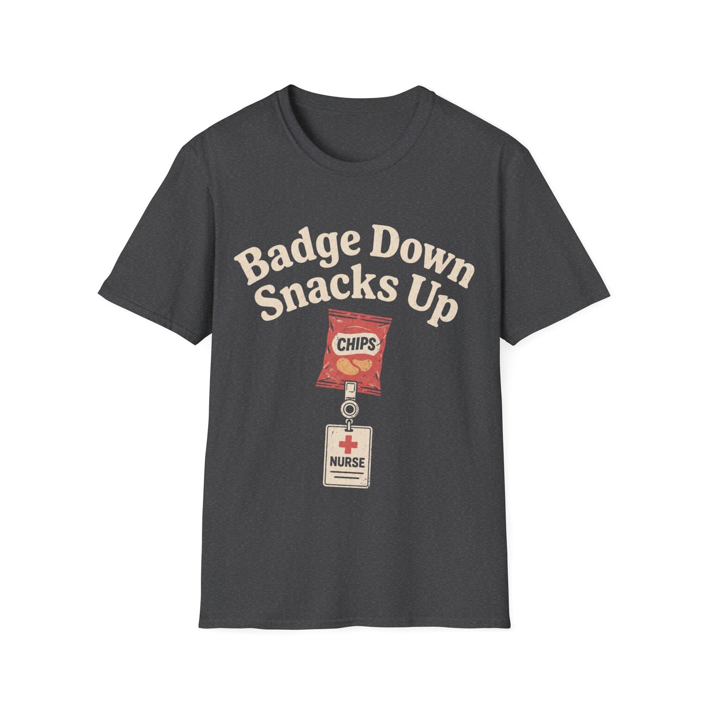 Badge Down Snacks Up T-shirt
