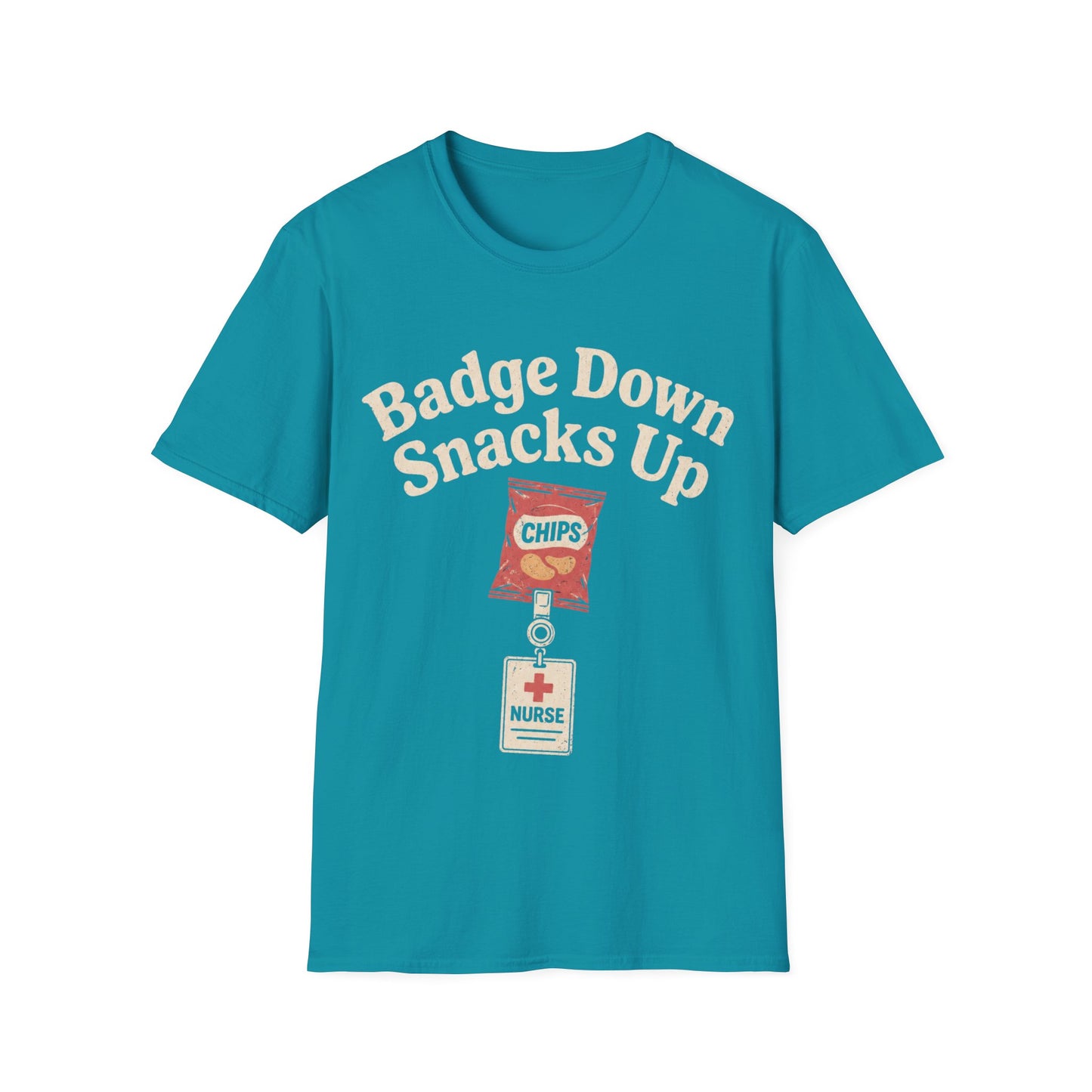 Badge Down Snacks Up T-shirt