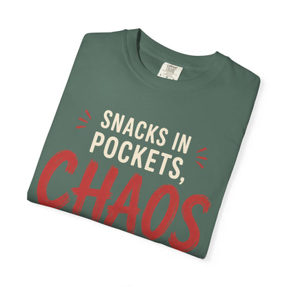 Snacks Pockets Chaos Heart T-Shirt