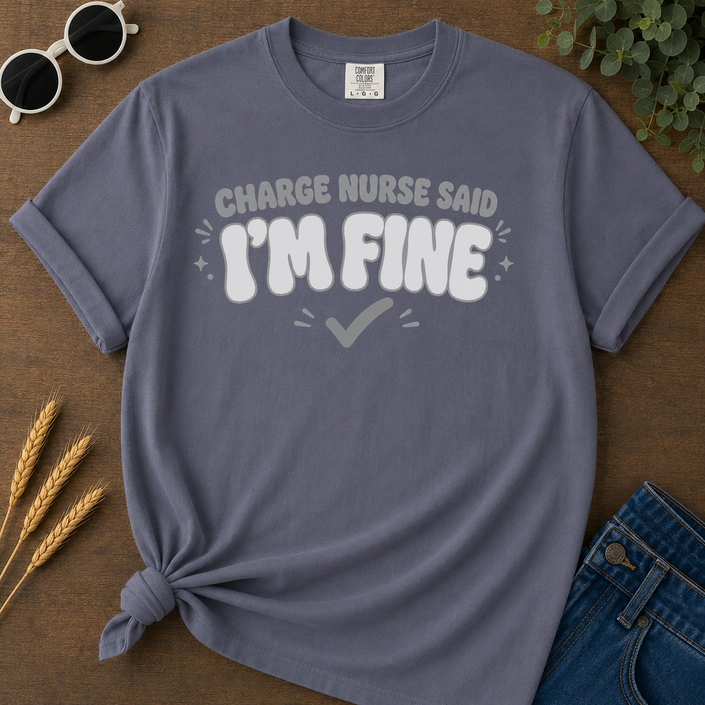 Fine Bubble T-Shirt - Navy Mockup