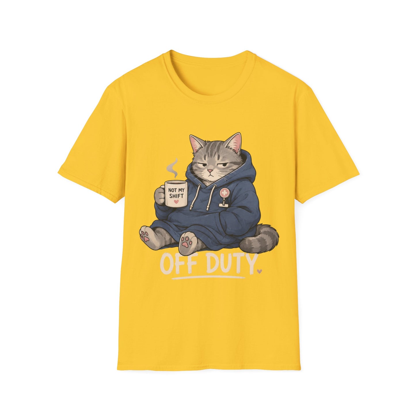 Off Duty Cat T-shirt