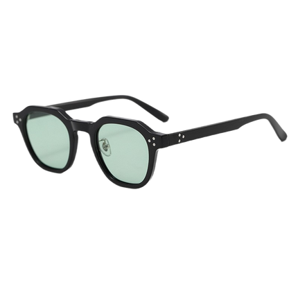 Polarized TR90 Sunglasses UV400 Polygonal Retro Punk Unisex – Rayzora Rivet Edge