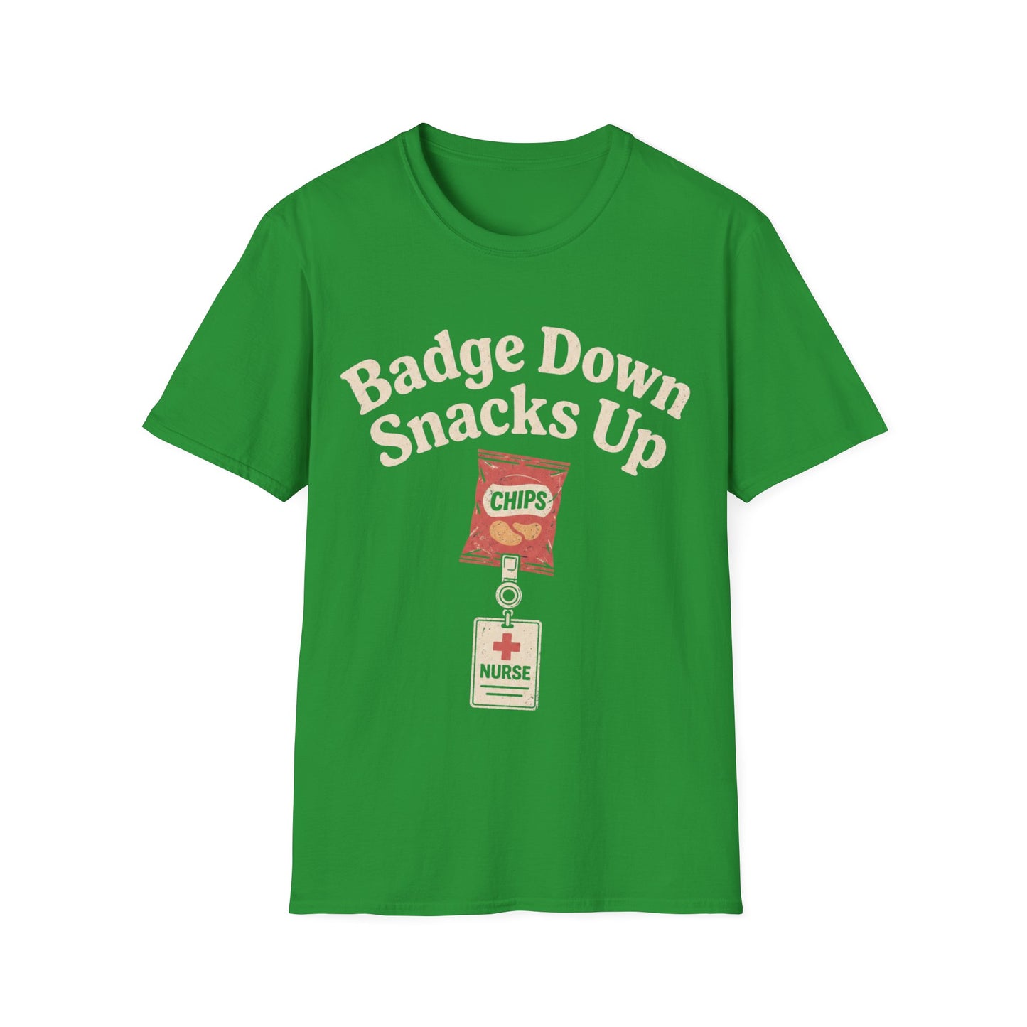 Badge Down Snacks Up T-shirt
