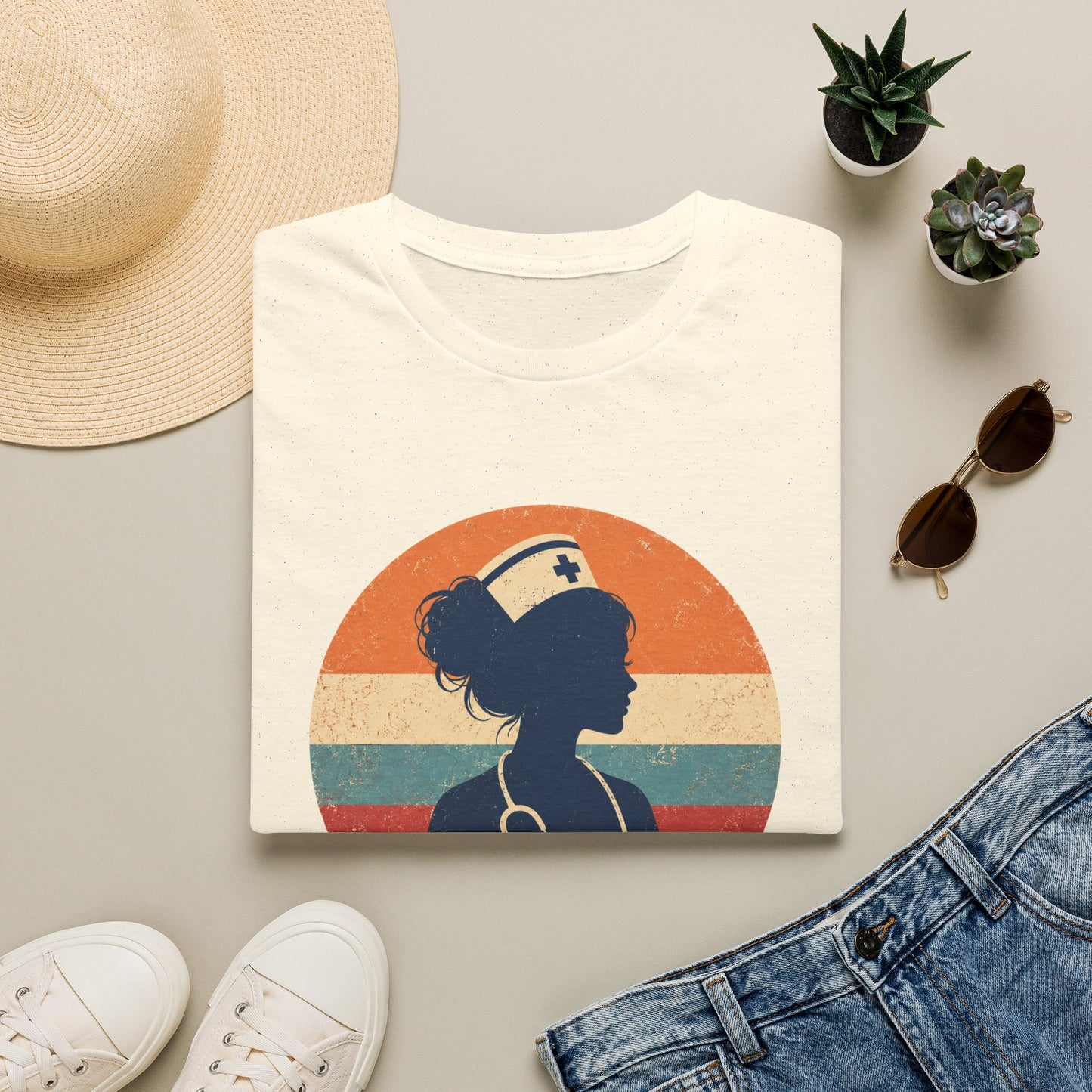 Nurse Life Caffeine Chaos Care T-shirt