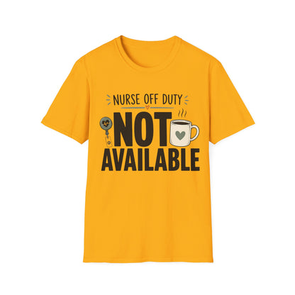 Nurse Off Duty Penguin T-shirt