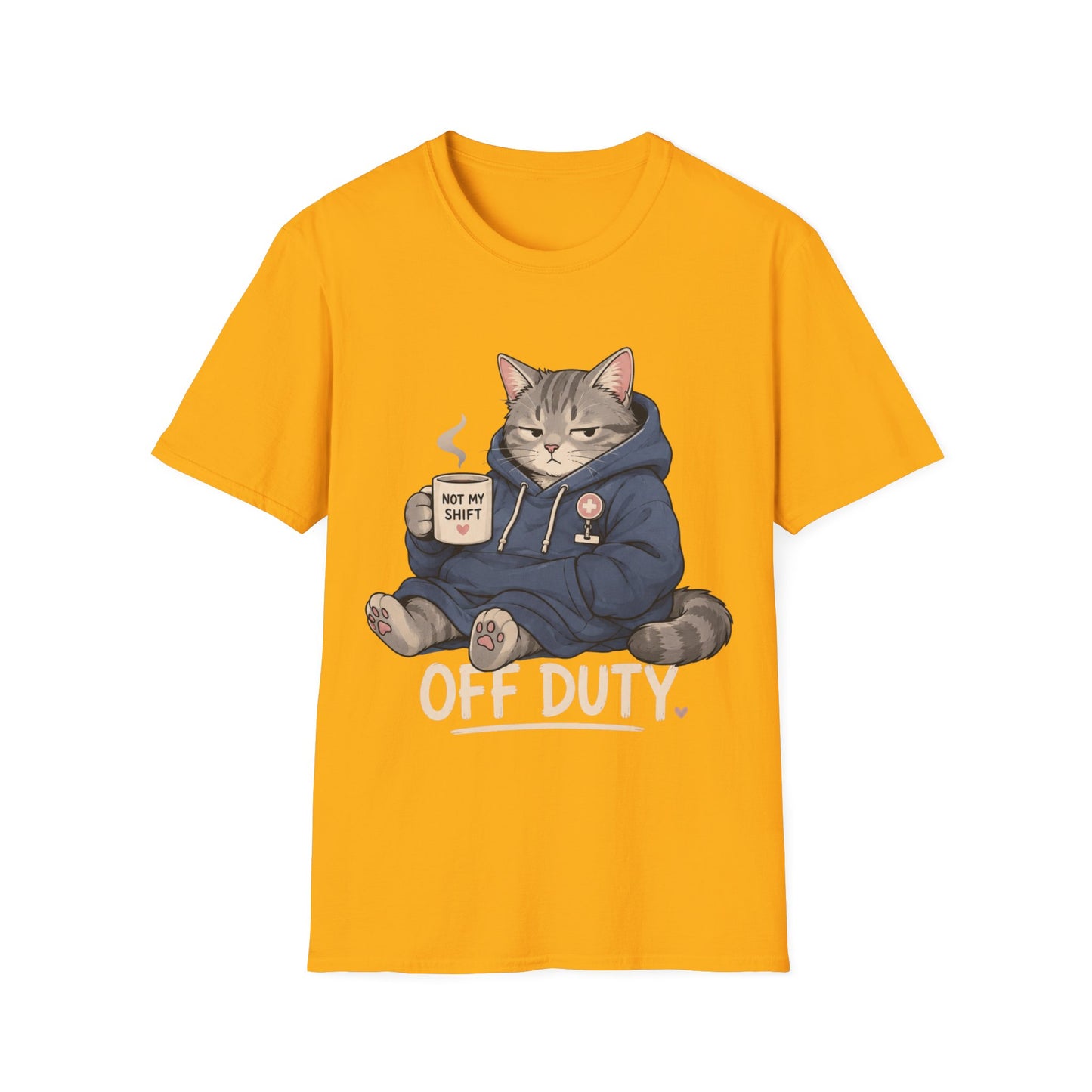 Off Duty Cat T-shirt